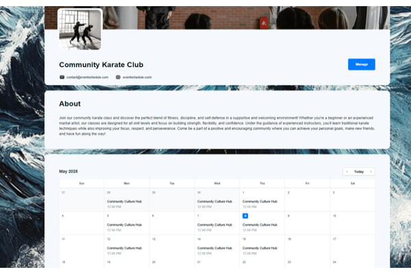 Event Schedule image