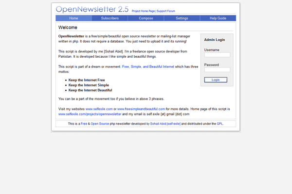 OpenNewsletter image