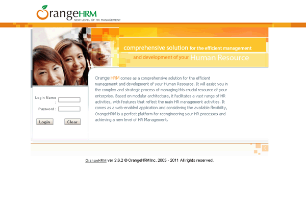 OrangeHRM image