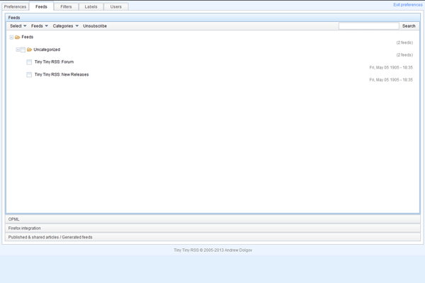 Tiny Tiny RSS image