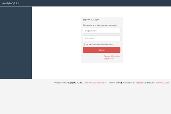 phpMyFAQ image